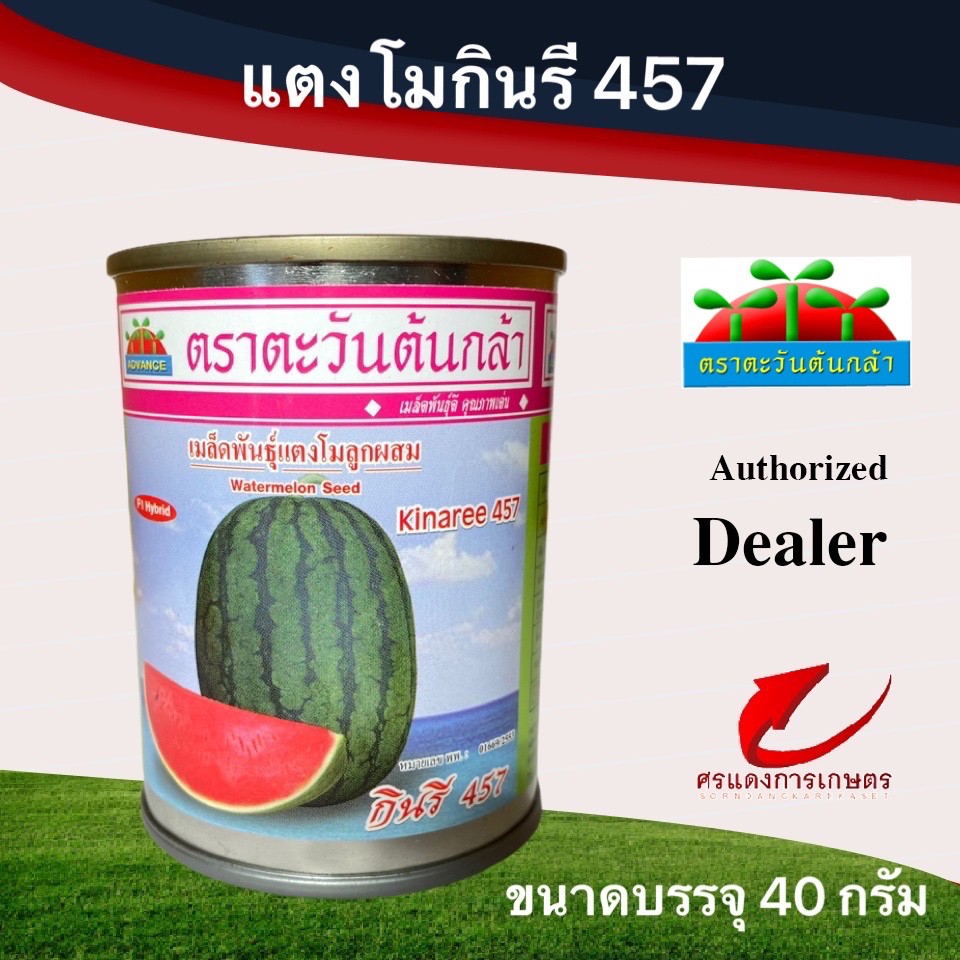 เมล็ดพันธุ์ แตงโมลูกผสม พันธุ์ กินรี 457